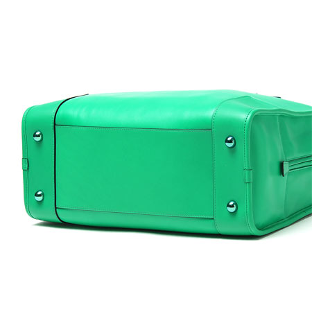 ロエベ レザーハンドバッグ/AMAZONA 60 BAG /BRIGHT GREEN 35207 aa22 4940