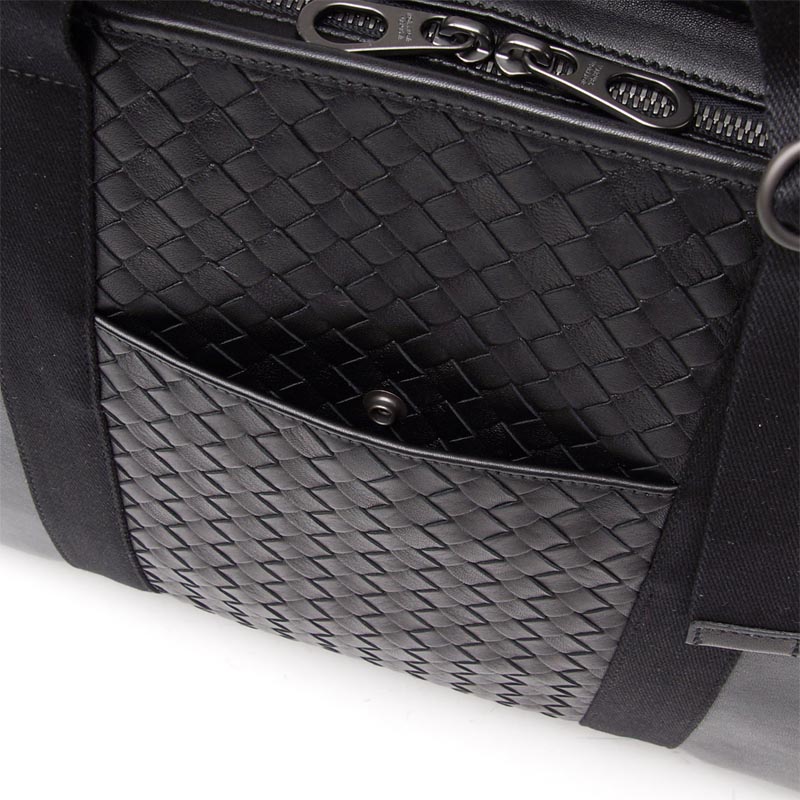 ボッテガヴェネタ/BOTTEGA VENETA ブリーフケース WASHED LAMB ミディアムグレー×ネロ グレー系 メンズ BRAND 392369-vauf1-8365