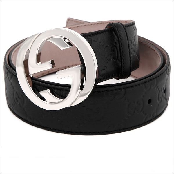 グッチ ベルト GUCCI グッチシマ Gバックル メンズベルト ブラック 114984-AA61N-1000