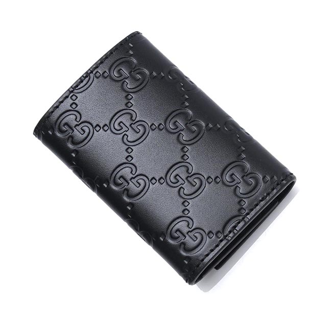 グッチ GUCCI キーケース GUCCISSIMA ブラック ブラック系 138093 cwc1n 1000 メンズ&レディース
