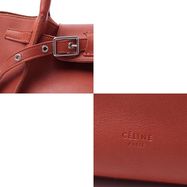セリーヌ CELINE トートバッグ ブラウン レディース レザー 本革 ワケアリ 18332 3bcj 27cc Big Bag ビッグ バッグ