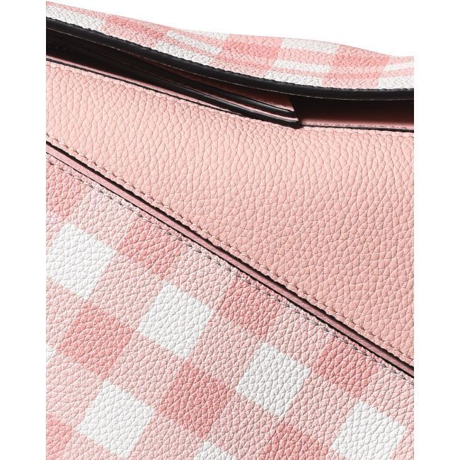 ロエベ LOEWE Puzzle Gingham Bag ギンガムチェック パズルバッグ  56215825