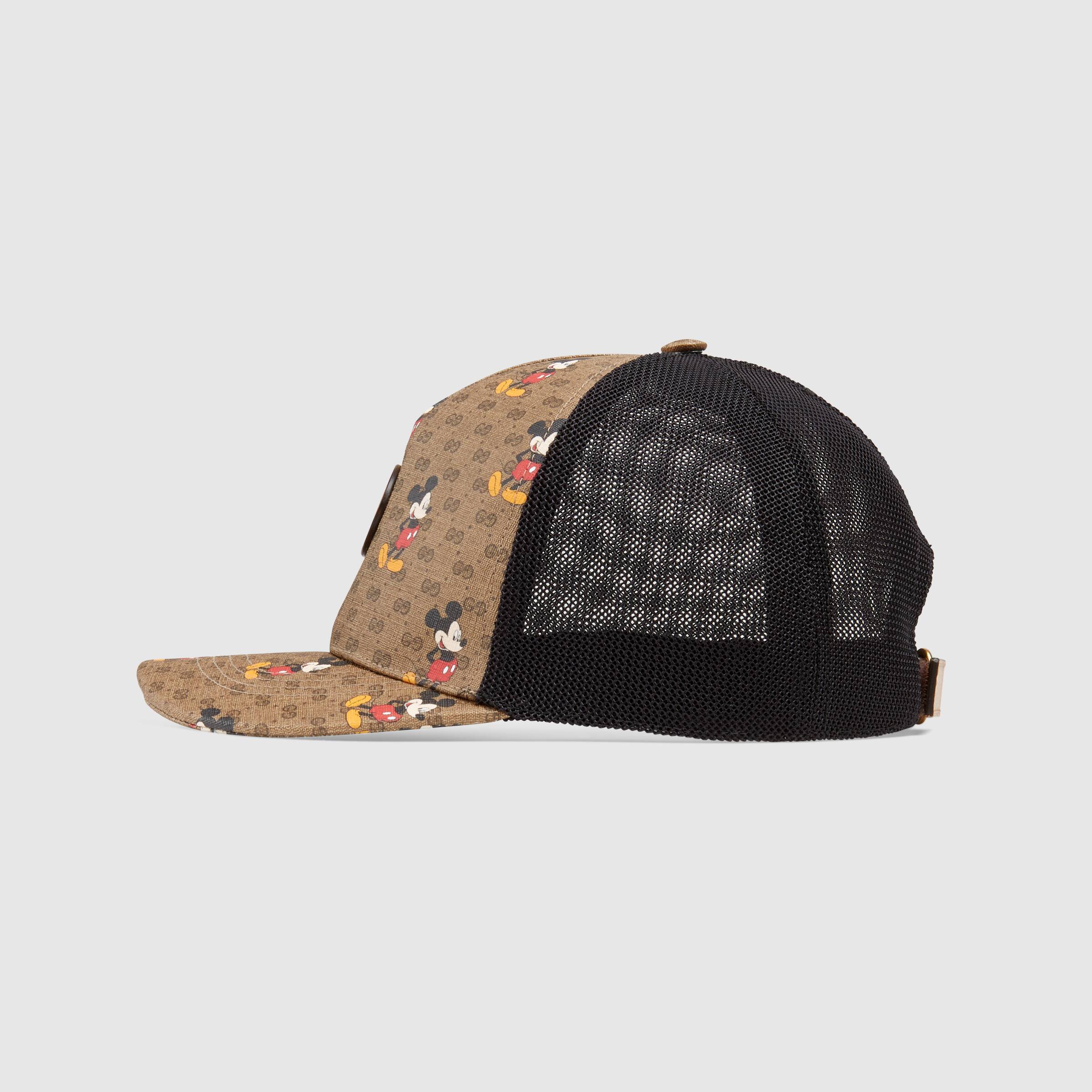 GUCCI ミッキー ベースボールキャップ 602979 4HI85 8475